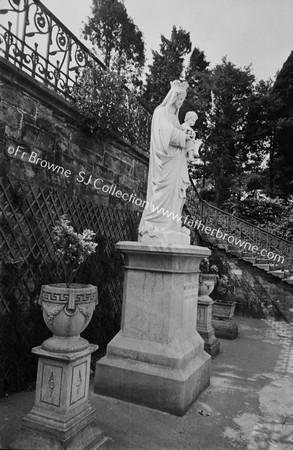 WEST GABLE - PRAYING AT STATUE B.V.M. WHERE B. WALLS ONCE STOOD